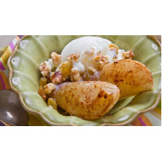 Sauteed Bosc Pears with toasted Walnuts